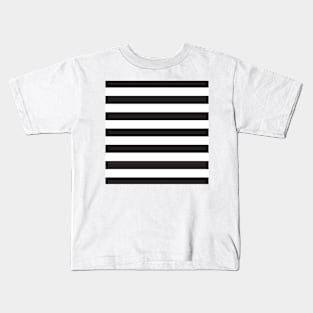 Black and White Stripes #pattern Kids T-Shirt